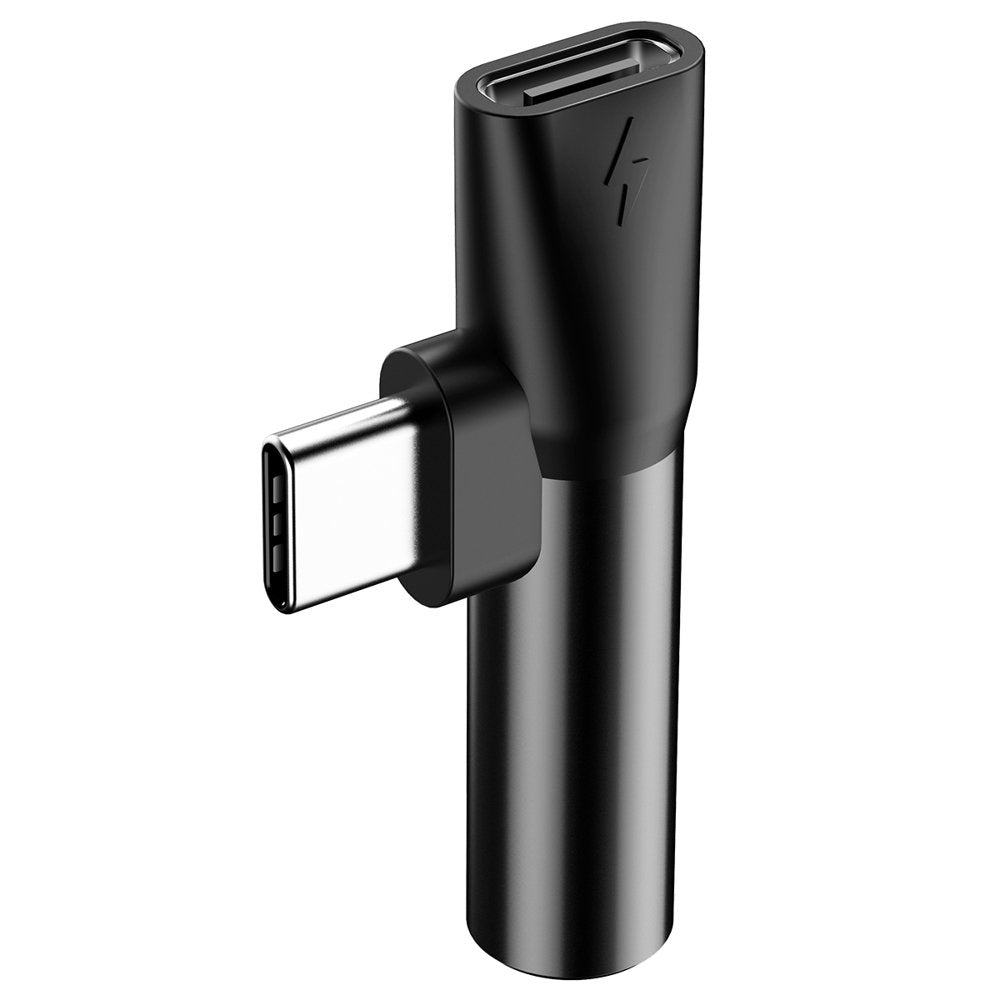 Adaptateur audio USB-C - USB-C / 3,5 mm Baseus L41, noir CATL41-01