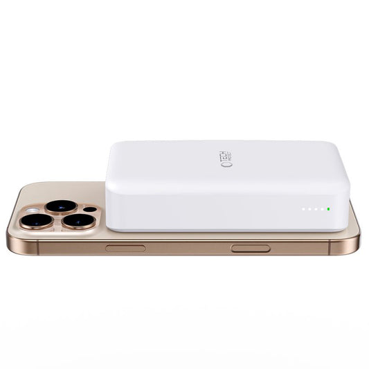 External Wireless Battery Tech-Protect PB12 LifeMag, 20000mAh, 20W, QC + PD + FQI, 1 x QI - 1 x USB-A - 1 x USB-C, White