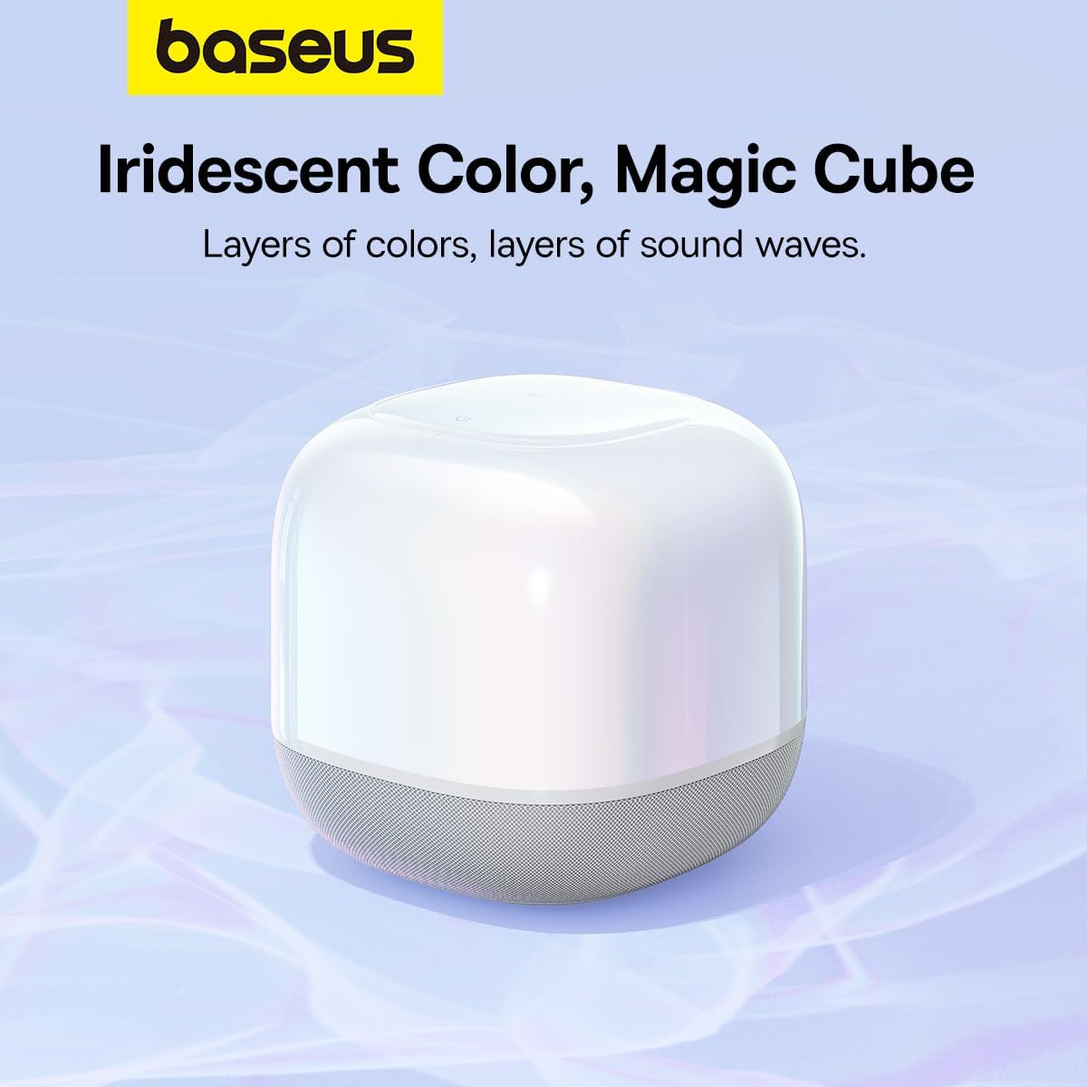 Tragbarer Bluetooth-Lautsprecher Baseus AeQur V2, Weiß 