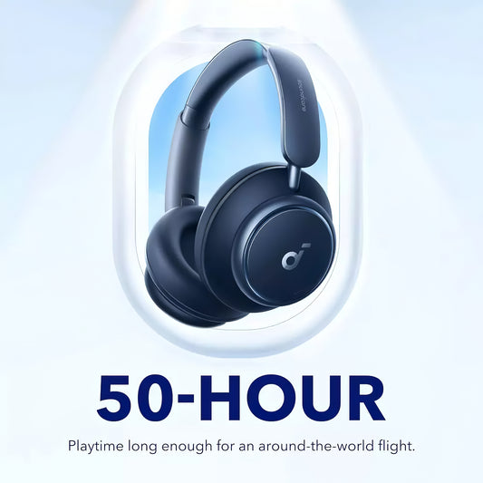 Anker SoundCore Space Q45 Bluetooth-Freisprecheinrichtung, Mehrpunkt, A2DP, ANC, Blau A3040G31 