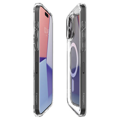 MagSafe Hülle für Apple iPhone 15 Pro Max, Spigen, Ultra Hybrid, Transparent