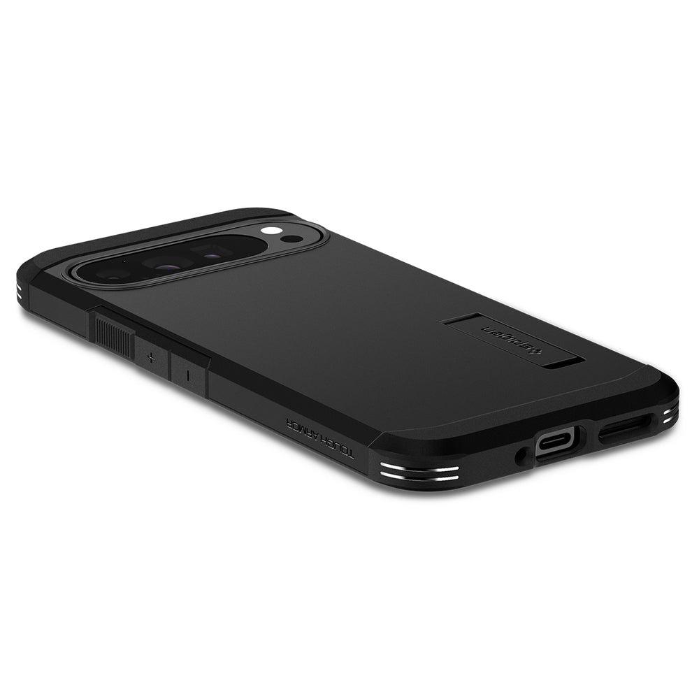 Gehäuse für Google Pixel 9 Pro XL, Spigen, Tough Armour, Schwarz ACS07726 