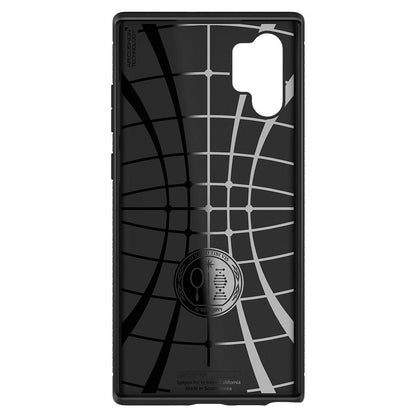 Tasche für Samsung Galaxy Note 10+ 5G N976 / Note 10+ N975, Spigen, Rugged Armour, Schwarz 627CS27331
