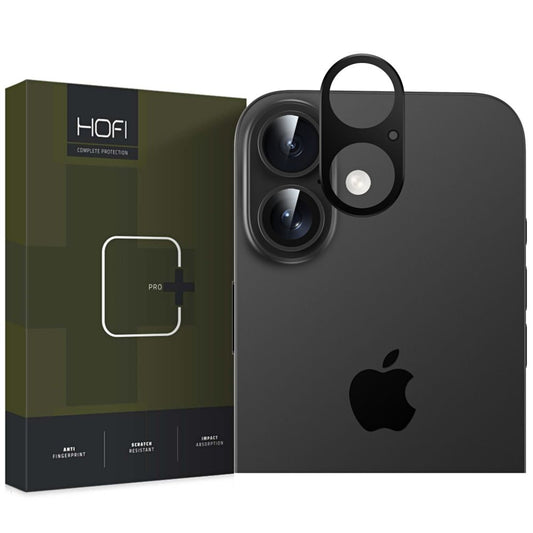 HOFI ALUCAM PRO+ HOFI ALUCAM PRO+ Rear Camera Protective Frame for Apple iPhone 16 Plus / 16, Black 